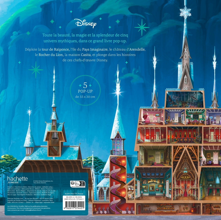 DISNEY - Mondes Merveilleux - Livre Pop-up - XXX - DISNEY HACHETTE