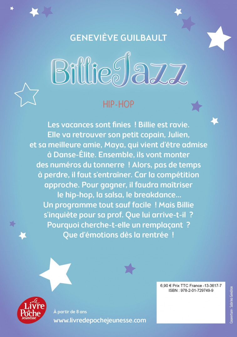 Billie Jazz - Tome 3 - Geneviève Guilbault - POCHE JEUNESSE