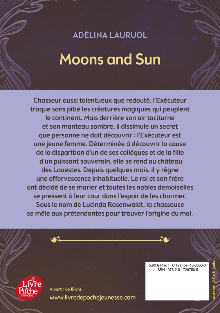 Moons and Sun - Adélina Lauruol - POCHE JEUNESSE