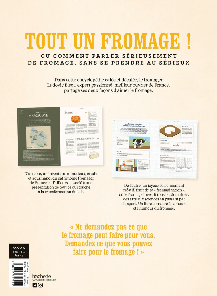 Tout un fromage - Ludovic Bisot - HACHETTE PRAT