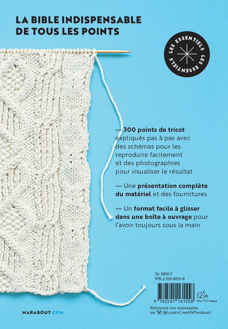 Le tricot en 300 points -   - MARABOUT