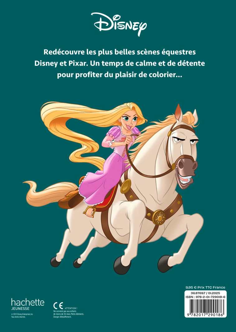 ATELIER DE COLORIAGES DISNEY TEENS-Princesses et chevaux - XXX - DISNEY HACHETTE