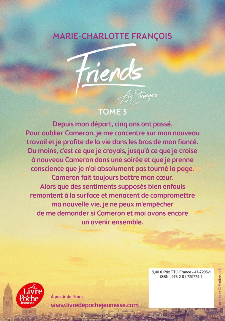 Friends - Tome 3 - Marie-Charlotte François - POCHE JEUNESSE