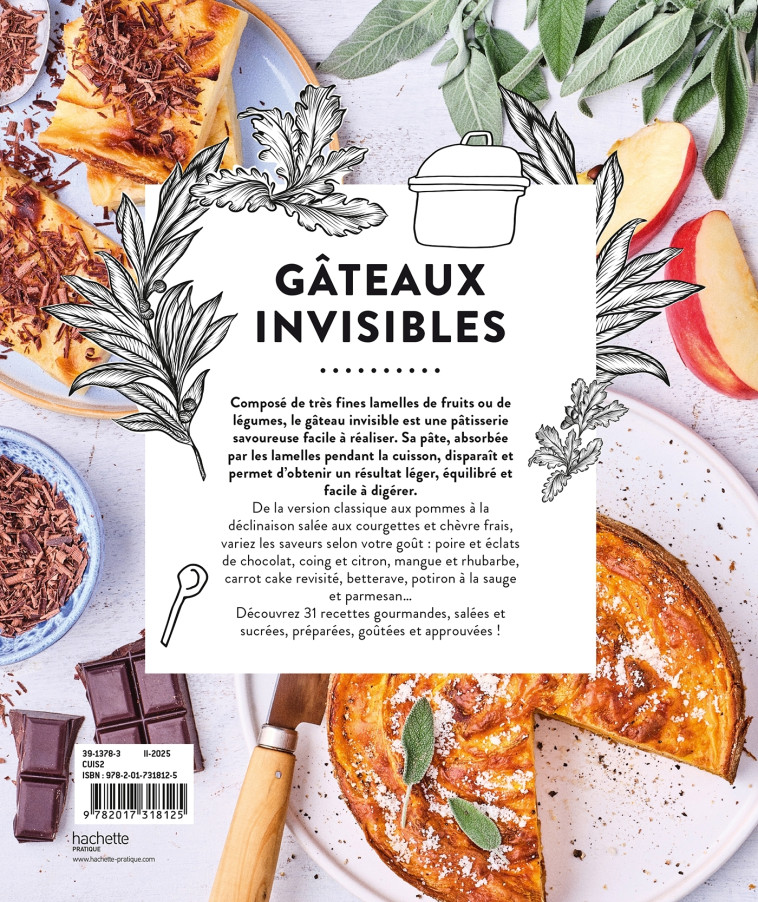 Gâteaux invisibles - Mélanie Martin - HACHETTE PRAT